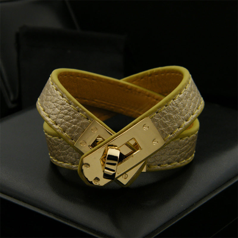 Hip-hop Retro Solid Color Alloy Wholesale Bangle