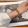 Retro Solid Color Arylic Wholesale Bangle