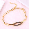 Simple Style Solid Color Copper Inlay Zircon Women's Bracelets Necklace