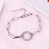 Simple Style Solid Color Copper Inlay Zircon Women's Bracelets Necklace