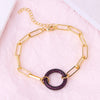 Simple Style Solid Color Copper Inlay Zircon Women's Bracelets Necklace