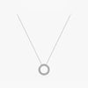 Vintage Style Romantic Letter Heart Shape Sterling Silver Plating Hollow Out Inlay Zircon Thai Silver Pendant Necklace