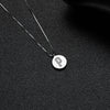 Simple Style Letter Sterling Silver Inlay Zircon Pendant Necklace