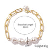 Fashion Geometric Heart Shape Imitation Pearl Alloy Plating Women's Bracelets