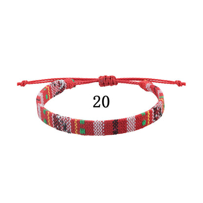 Simple Style Color Block Cloth Knitting Unisex Anklet 1 Piece