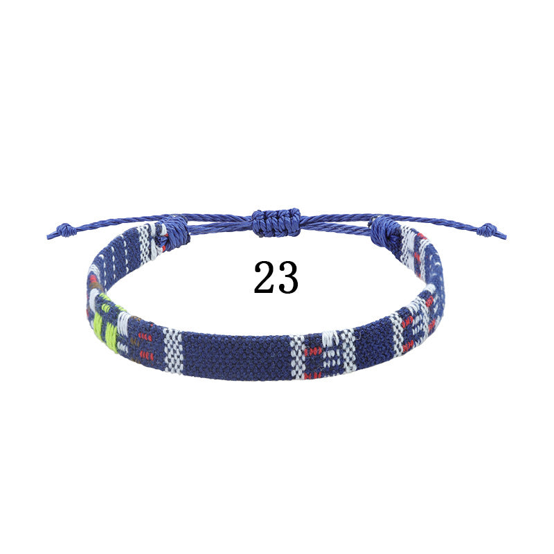 Simple Style Color Block Cloth Knitting Unisex Anklet 1 Piece