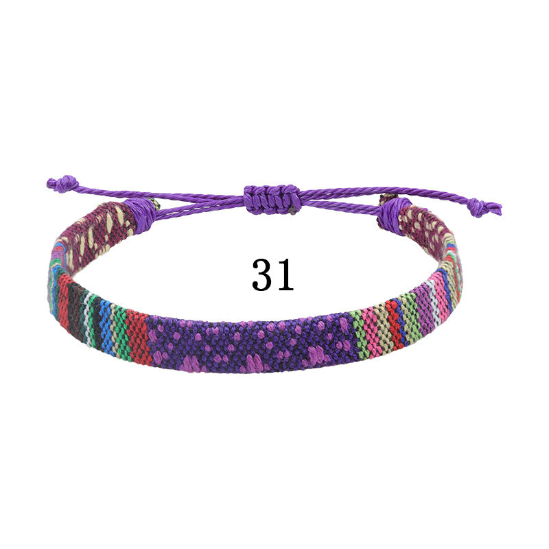 Simple Style Color Block Cloth Knitting Unisex Anklet 1 Piece