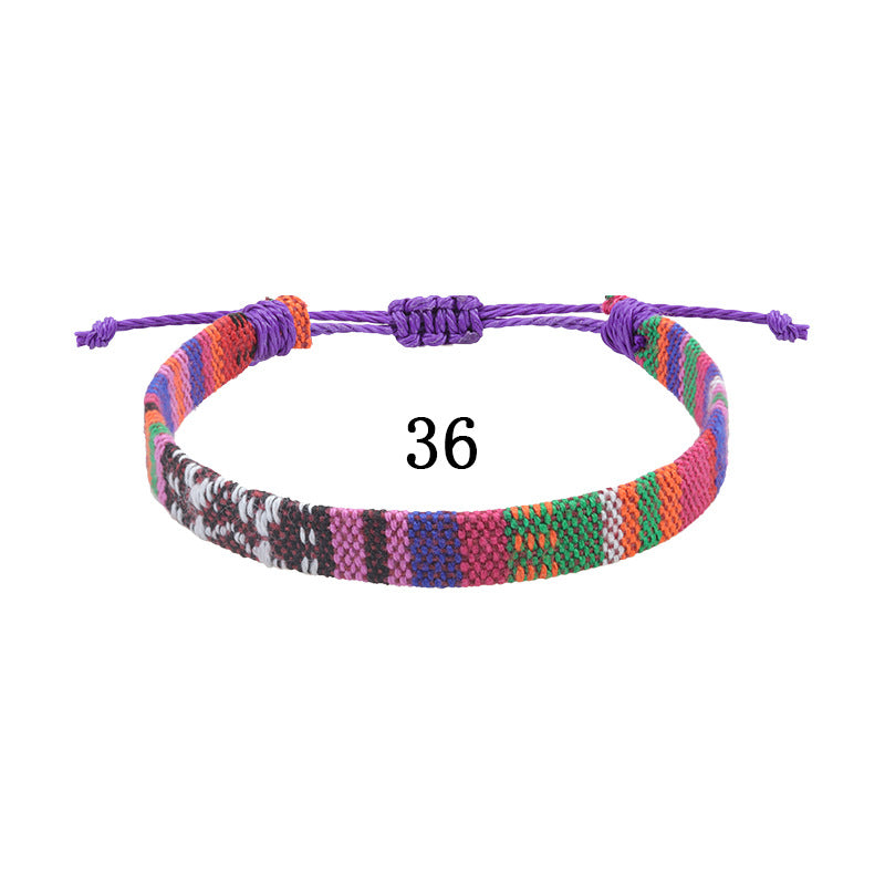 Simple Style Color Block Cloth Knitting Unisex Anklet 1 Piece