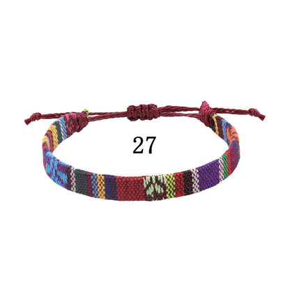 Simple Style Color Block Cloth Knitting Unisex Anklet 1 Piece