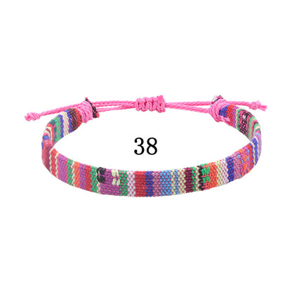 Simple Style Color Block Cloth Knitting Unisex Anklet 1 Piece