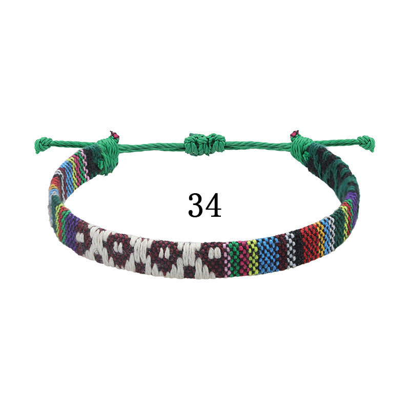 Simple Style Color Block Cloth Knitting Unisex Anklet 1 Piece