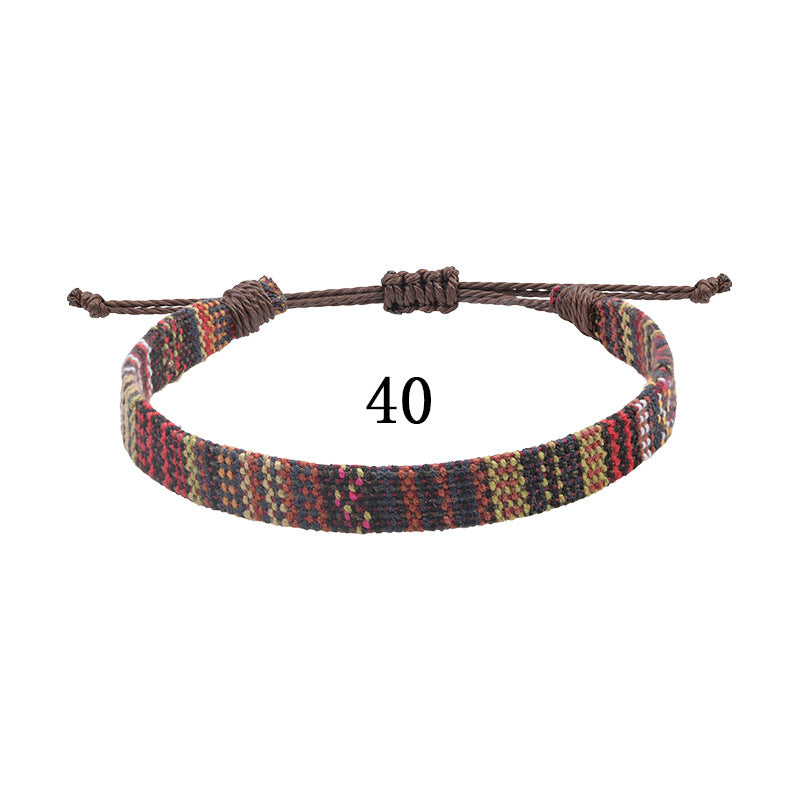 Simple Style Color Block Cloth Knitting Unisex Anklet 1 Piece