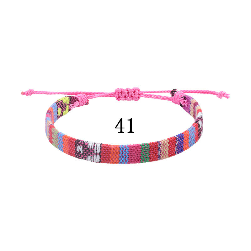 Simple Style Color Block Cloth Knitting Unisex Anklet 1 Piece