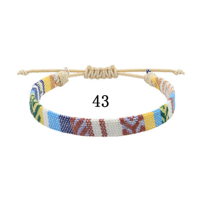 Simple Style Color Block Cloth Knitting Unisex Anklet 1 Piece