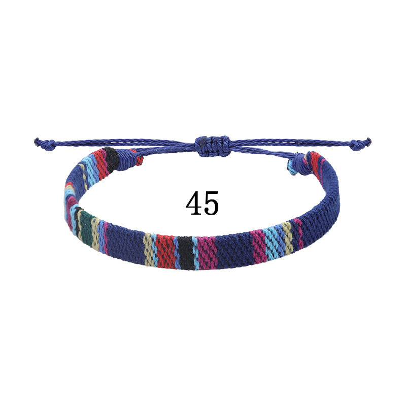 Simple Style Color Block Cloth Knitting Unisex Anklet 1 Piece