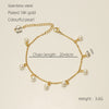 Casual Vacation Round Stainless Steel Plating 18k Gold Plated Women's Anklet