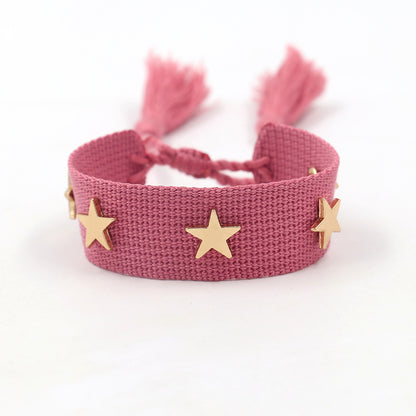 Ethnic Style Streetwear Star Polyester Unisex Bracelets