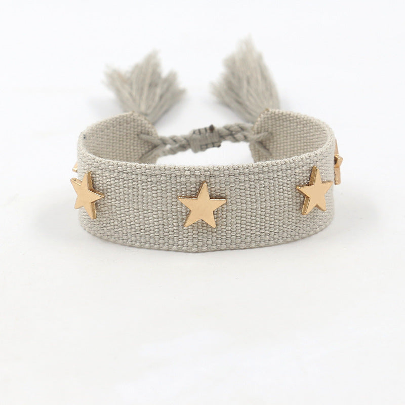 Ethnic Style Streetwear Star Polyester Unisex Bracelets