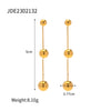 Wholesale Jewelry Casual Classic Style Geometric 304 Stainless Steel Plating Rings Earrings Necklace