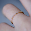 Simple Style Bow Knot Sterling Silver Inlay Gem Rings