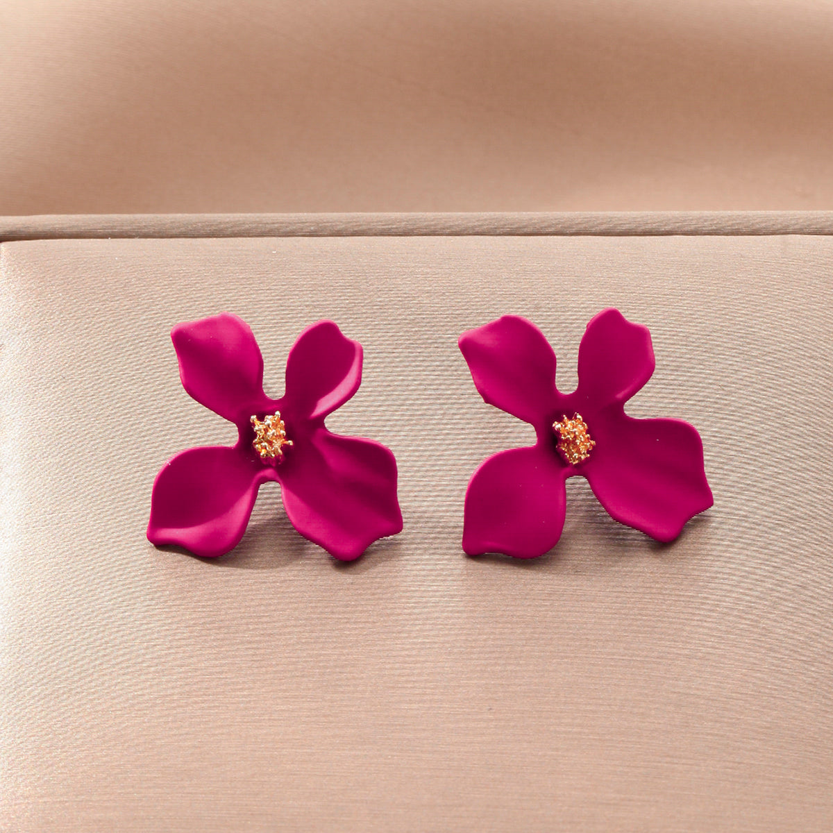 New Fresh Flower Alloy Earrings Nhpf145123