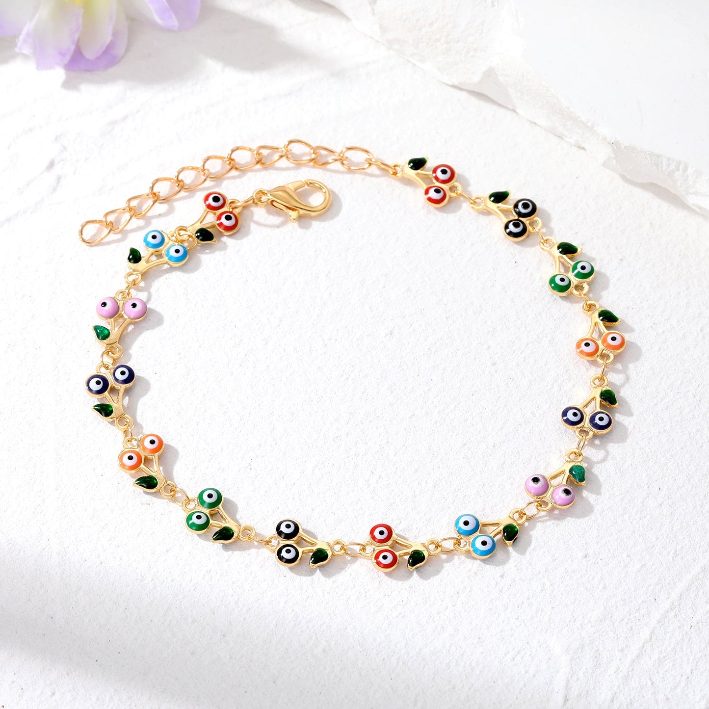 Casual Simple Style Devil's Eye Alloy Wholesale Bracelets