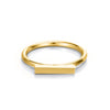 304 Stainless Steel Gold Plated Simple Style Plating Geometric Rings