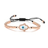 Stainless Steel Copper Classic Style Hand Of Fatima Plating Inlay Zircon Bracelets