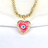 Elegant Hip-hop Vintage Style Eye Copper Plating Gold Plated Pendant Necklace