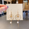 1 Pair Retro Leaf Square Alloy Women's Earrings