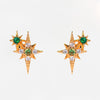 1 Set Princess Cute Cartoon Character Brass Asymmetrical Plating Inlay Zircon 18k Gold Plated Ear Studs