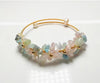 Ins Style Irregular Crystal Handmade Bangle