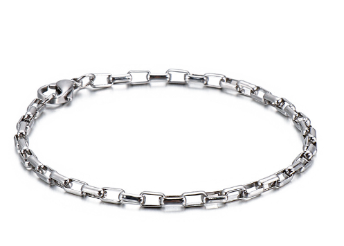 Simple Style Streetwear Geometric 304 Stainless Steel Bracelets In Bulk