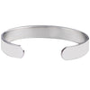 Retro Classic Style Letter Stainless Steel Carving Bangle