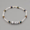 Casual Classic Style Shiny Letter Arylic Artificial Crystal Beaded Women's Bracelets