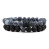 Basic Classic Style Geometric Natural Stone Agate Bracelets