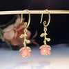 Ins Style Romantic Rose Metal Plating Gold Plated Women's Ear Hook