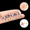 1 Piece Classic Style Star Heart Shape Butterfly Inlay Stainless Steel Copper Artificial Pearls Zircon Ear Studs