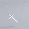 Wholesale Basic Retro Cross Sterling Silver Necklace