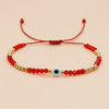 Retro Classic Style Devil's Eye Palm Artificial Crystal Glass Beaded Women's Bracelets