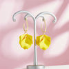 1 Pair Casual Vacation Petal Stoving Varnish Arylic Drop Earrings