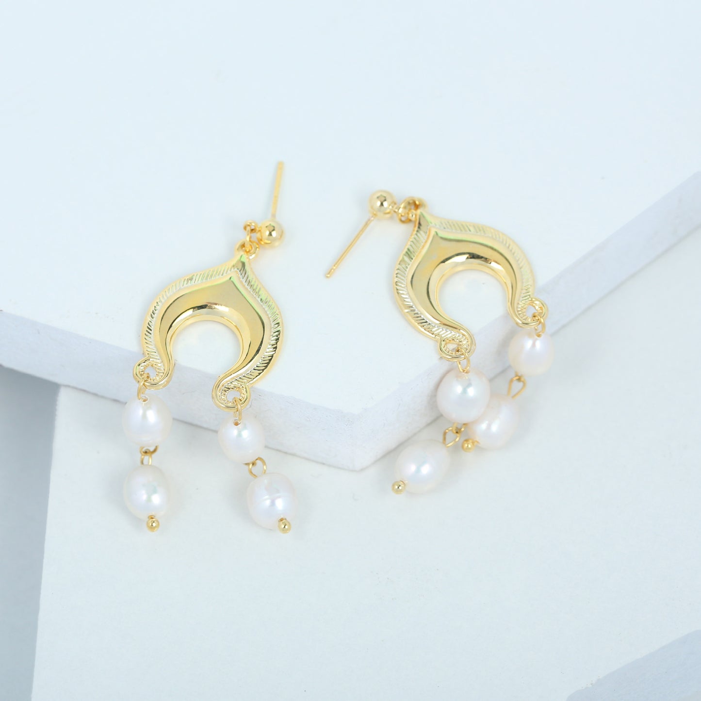 Sweet Tassel Flower Alloy Plating Women's Drop Earrings Ear Studs