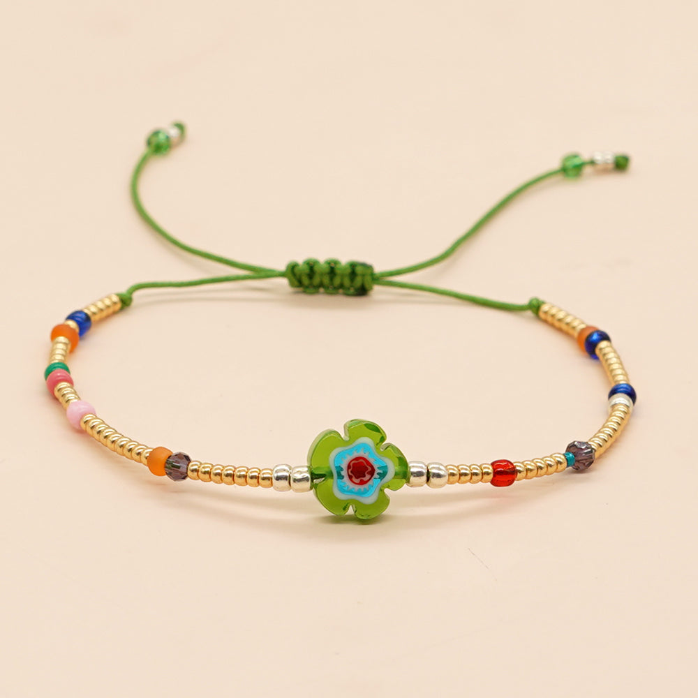 Ethnic Style Geometric Seed Bead Beaded Handmade Unisex Bracelets