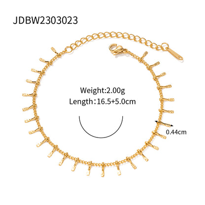 Ins Style Stainless Steel Plating 18k Gold Plated Necklace