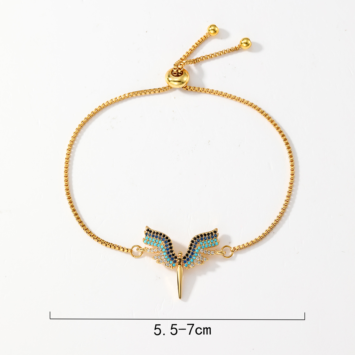 Elegant Simple Style Human Heart Shape Flower Copper Plating Inlay Zircon 18k Gold Plated Bracelets