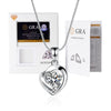 Elegant Simple Style Heart Shape Crown Sterling Silver Plating Inlay Moissanite Pendant Necklace