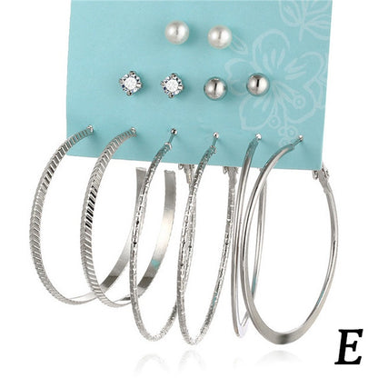 Novelty Plating Alloy Artificial Pearls Earrings