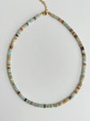 Ig Style Natural Stone Beaded Necklace