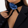 Vintage Style Classic Style Flower Cloth Three-dimensional Straps Women's Choker