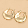 1 Pair Simple Style U Shape Plating Copper 14k Gold Plated Hoop Earrings